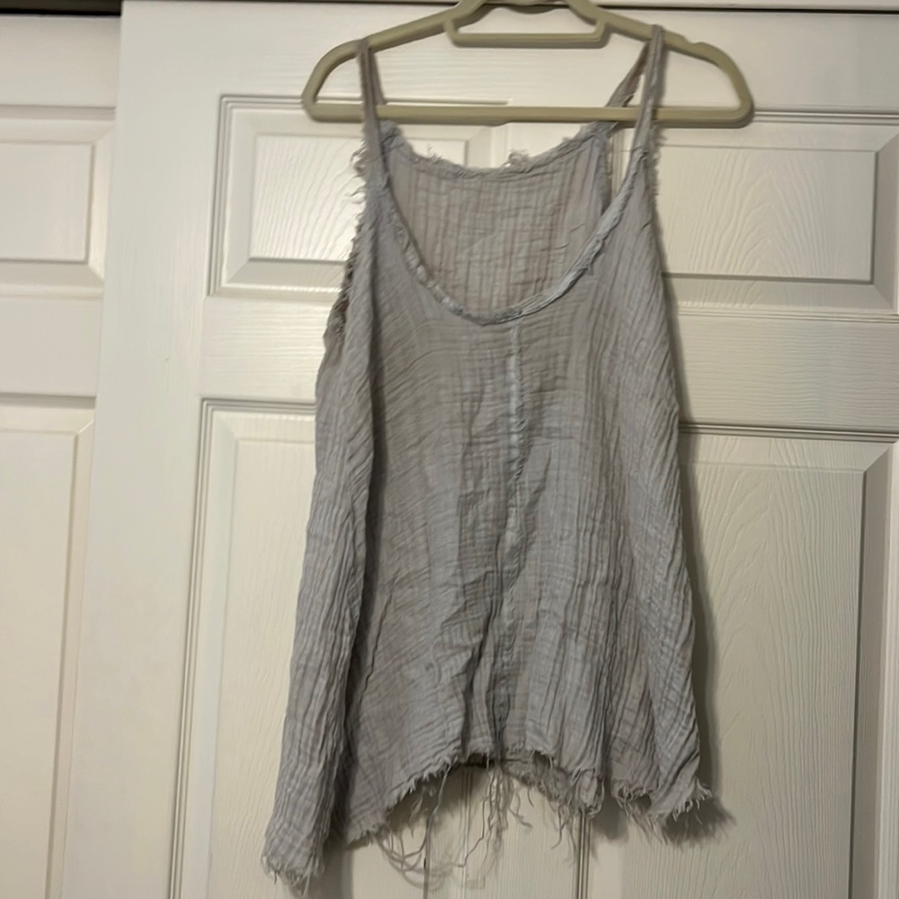Linen Boho Tank